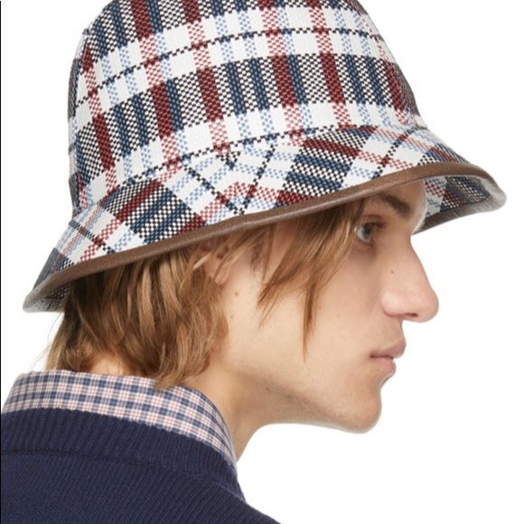 NWT AUTHENTIC Gucci mirror bucket hat Sz Medium - Picture 5 of 11